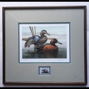 1987-88 Idaho First of State Waterfowl stamp print